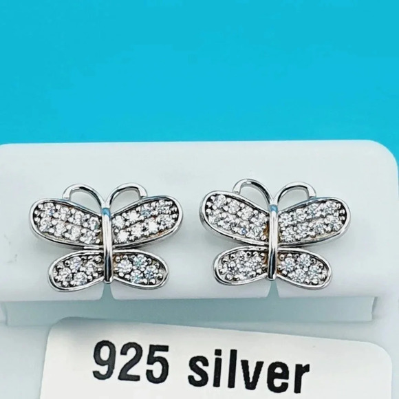 "925 Sterling Silver CZ Beautiful Earrings for Women, 1USPAR4180 - Picture 1 of 10